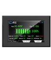 Display batteria LCD TFT da 4,3 pollici – Visualizzazione di tensione, corrente, SOC e temperatura, touchscreen – Per Jikong BMS (88,5 × 135,9 mm)