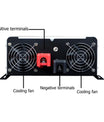 Inverter 72V til 230V, 6000W til 12000W DC vekselstrømsinverter med EU-kontakter for biler, lastebiler, camping og husholdningsapparater.