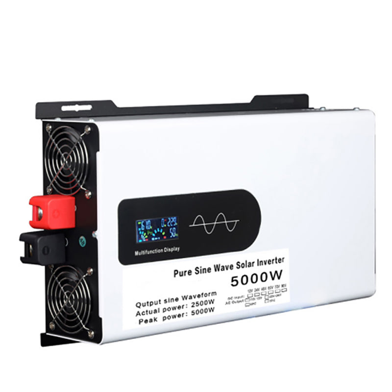 Inverter 12v til 230v Ren sinus, 5000W til 12000W DC AC inverter med EU-stikkontakter for bil, lastebil, camping og husholdningsapparater