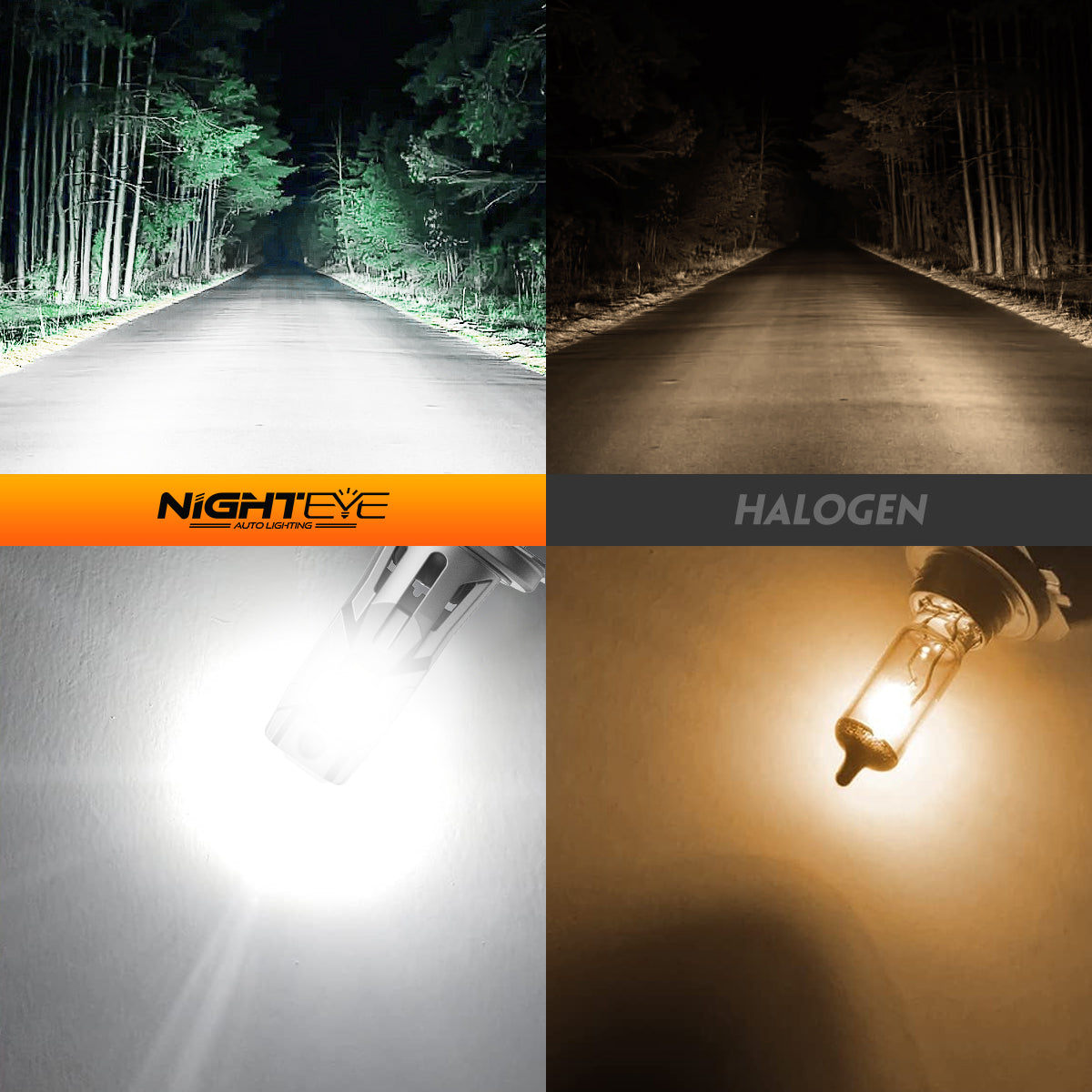 2 pezzi 60W 12000 Lumen Lampada Fari Auto, Lampada LED H7