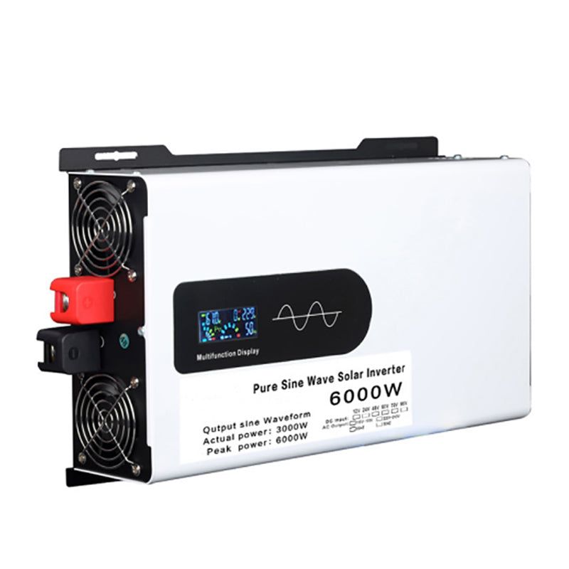 Inverter 12v til 230v Ren sinus, 5000W til 12000W DC AC inverter med EU-stikkontakter for bil, lastebil, camping og husholdningsapparater