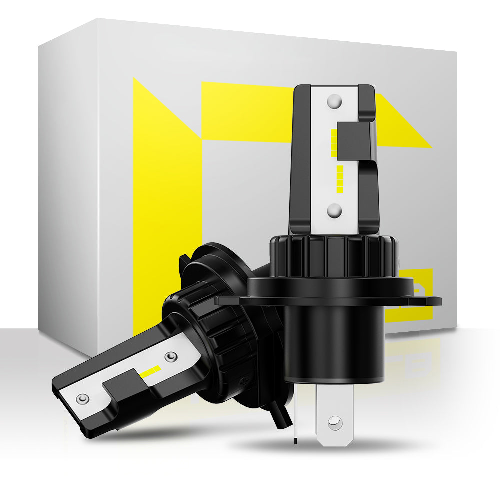 NOEIFEVO H7 H11 H4 9005 9006 Bil Hovedlykt Pære, 50W 10000 Lumen, 6500K Hvit, 50 000 Timer Levetid, Nærlys og Fjernlys