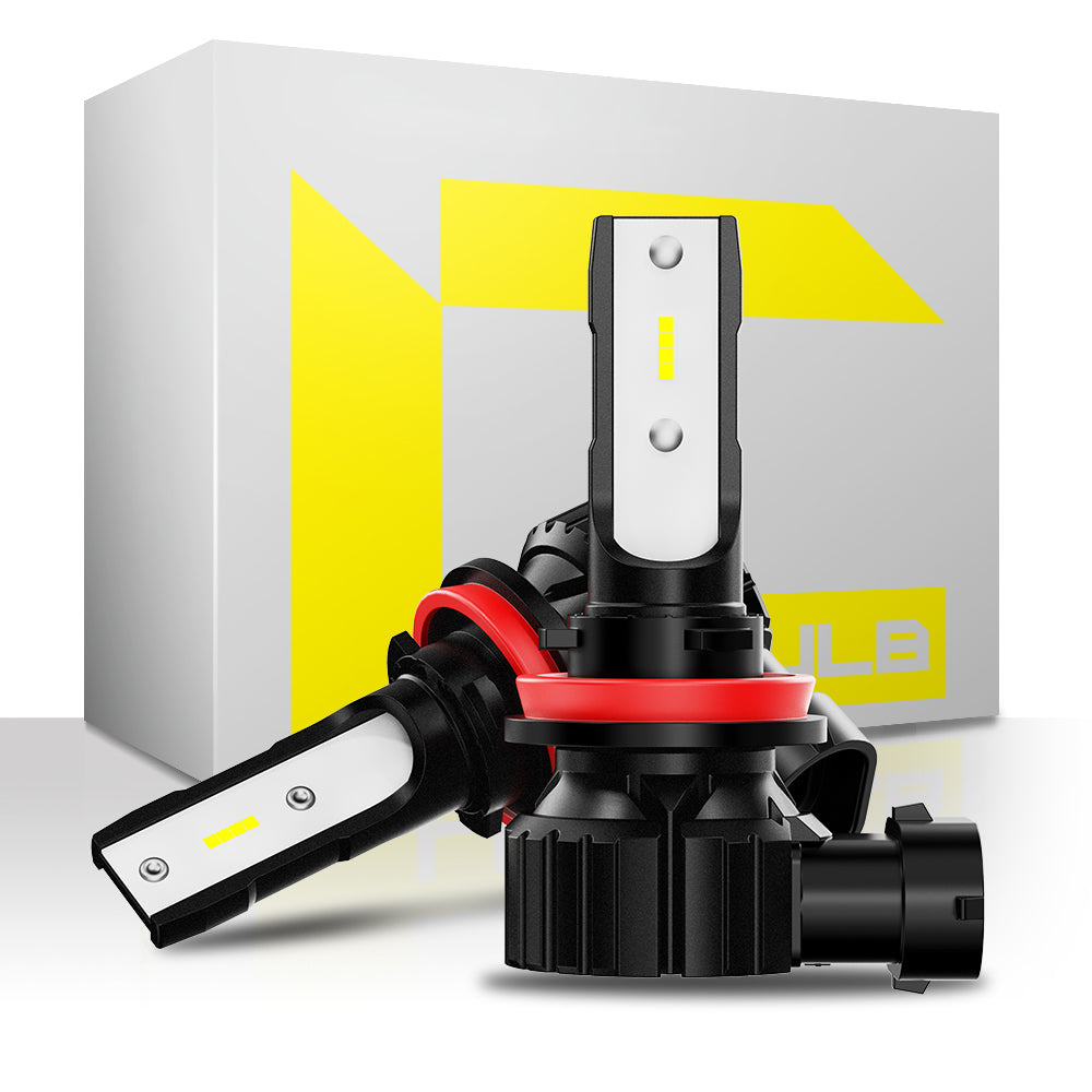 NOEIFEVO H7 H11 H4 9005 9006 Bil Hovedlykt Pære, 50W 10000 Lumen, 6500K Hvit, 50 000 Timer Levetid, Nærlys og Fjernlys