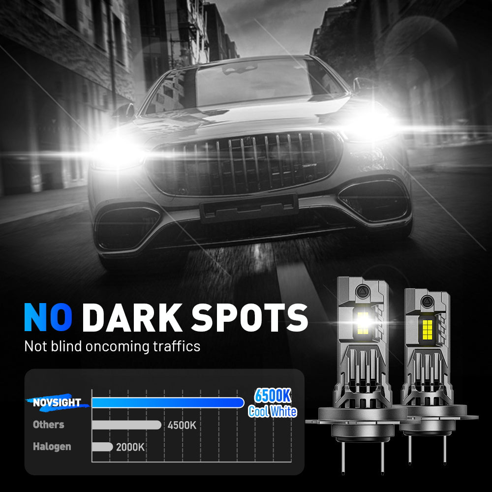 2 Pezzi 100W 24000 Lumen Lampadine Fari Auto, H7 H11 9005 9006 H4 Lampadine LED