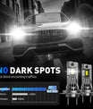 2 Pezzi 100W 24000 Lumen Lampadine Fari Auto, H7 H11 9005 9006 H4 Lampadine LED