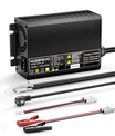 Noeifevo 14,6 V 50A Carregador rápido de bateria de lítio LiFePO4 para bateria LiFePO4 de 12 V (12,8 V), ativação de 0 V BMS, desligamento automático com proteção total