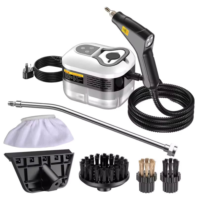 Limpiador a vapor manual de alta presión y alta temperatura para uso doméstico – Ideal para aires acondicionados, cocinas, autos y muebles