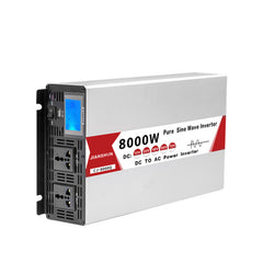 12V 24V 48V 60V 72V 96V opptil 220V ren sinusvekselretter, 4000W 8000W solvekselretter med USB-display-konverter