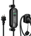Noeifevo 3,6KW 16A bærbar type 2 EV-lader med Schuko, ladestasjonssett for elektriske kjøretøy, mobil EVSE-veggboks med 5 meter kabel