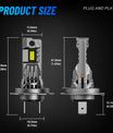2 Pezzi 100W 24000 Lumen Lampadine Fari Auto, H7 H11 9005 9006 H4 Lampadine LED