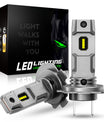 2 pezzi di fari auto 50W 10000 lumen, lampadina LED H7.
