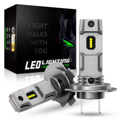 2 pezzi di fari auto 50W 10000 lumen, lampadina LED H7.