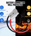 חיבור זרם גבוה 50A 600V, Anderson 50A ל-חיבור מהיר M8, כבל חשמלי 8 AWG באורך 20 ס