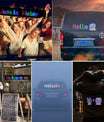 NOEIFEVO billys, LED-øyne for lastebiler, programmerbar LED-løpende tekstdisplay for biler og lastebiler, tekst, graffiti, unikt kjøretøyemblemlys