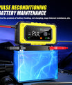 NOEIFEVO 7A Bilbatterilader, 12V Smart fullt automatisk bilbatterilader med temperaturkompensasjon for bil, lastebil, motorsykkel, gressklipper, båt og marinebatterier