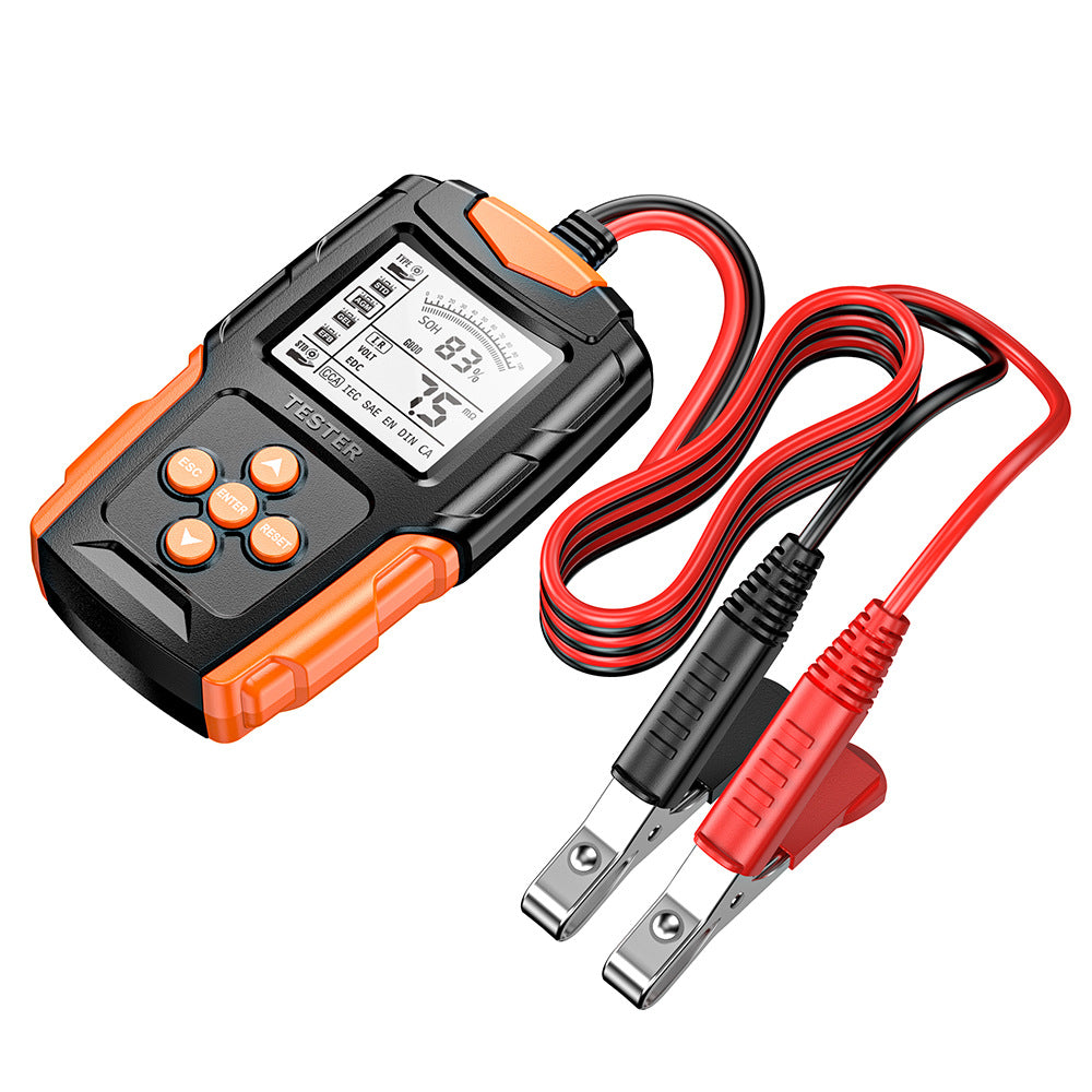 NOEIFEVO Bilbatteritestare 12V 24V Lasttestare, CCA Bilbatteritestare Generatorprovare för motorfordon, Digital Bilbatterianalysator, Laddkurvesystemtester för Personbil, Lastbil, ATV, Bil och Båt.