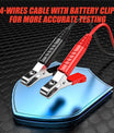 NOEIFEVO 12V 24V Bilbatteritester & Generator Tester – Digital lasttester for personbiler, lastebiler, ATV og båter – CCA bilbatterianalysator & ladekurvesystemtester