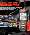 NOEIFEVO 12V 24V Bilbatteritester & Generator Tester – Digital lasttester for personbiler, lastebiler, ATV og båter – CCA bilbatterianalysator & ladekurvesystemtester