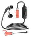 Noeifevo 11KW bilbatterilader, Type2 til CEE16A EV-lader med husholdningsadapter, 5m/10/15m