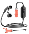 Noeifevo 11KW bilbatterilader, Type2 til CEE16A EV-lader med husholdningsadapter, 5m/10/15m