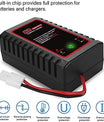 N8 Intelligent NiMH / NiCD Batterilader for 2-8s 2.4V 3.6V 4.8V 6V 7.2V 8.4V 9.6V Batterier til Airsoft, RC-Bil, Båt og Drone, med Standard / Mini Tamiya-tilkobling