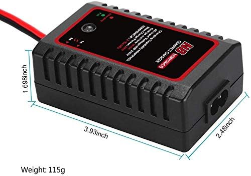 N8 Intelligent NiMH / NiCD Batterilader for 2-8s 2.4V 3.6V 4.8V 6V 7.2V 8.4V 9.6V Batterier til Airsoft, RC-Bil, Båt og Drone, med Standard / Mini Tamiya-tilkobling