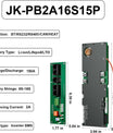BMS 8S-16S 24V-48V 100A/150A Sistema di accumulo di energia domestica BMS 1A/2A bilanciamento attivo Bluetooth integrato con RS485 CAN per sistema solare
