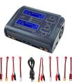 NOEIFEVO L6X2 Twee-Kanaals Slimme Balanslader Ontlader voor RC Batterijen NiMH, NiCd, LiHV, Li-ion, Lipo, PB