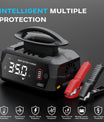NOEIFEVO 6V 10A / 12V 35A / 24V 18A Universele acculader voor auto's voor lithium-, LiFePO4-, loodzuur-, AGM- en natte accu's, 9-traps slimme onderhoudslader met 3 stroominstellingen