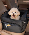 NOEIFEVO Leder-Auto-Hundebett für kleine und mittelgroße Hunde bis 17 kg, wasserdichter, waschbarer erhöhter Sitz für Reisen und den Heimgebrauch, tragbar und sicher