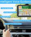 NOEIFEVO Q5 ניווט GPS, מסך מגע 5 אינץ' עם מפות אירופה, 8GB ROM + 256MB RAM, תמיכה רב-לשונית, שידור FM, לרכב/מסחריות/משאיות
