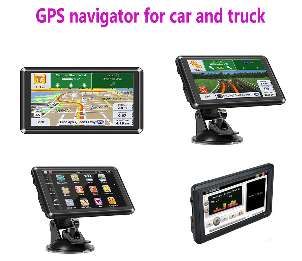 NOEIFEVO Q5 ניווט GPS, מסך מגע 5 אינץ' עם מפות אירופה, 8GB ROM + 256MB RAM, תמיכה רב-לשונית, שידור FM, לרכב/מסחריות/משאיות
