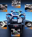 150W 6-armige RGBW beam moving head met halo-effect, podiumlicht, DMX512 honingraat-beam stroboscoop-effect, geschikt voor DJ-feesten, verjaardagsfeesten, professionele podiumverlichting, bar- en KTV-verlichting