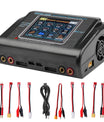 NOEIFEVO T240 RC-lader Dual-Channel AC 150W DC 240W for NiMH, NiCd, LiHV, Li-ion, Lipo, PB batterier