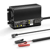 Noeifevo 14.6V 40A LiFePO4 carregador de bateria para carregador rápido para bateria de lítio LiFePO4 200Ah de 12V (12.8V), desligamento automático com proteção total