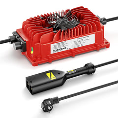 NOEIFEVO 36V 20A golfvogn batterilader med EZGO TXT D plugg for blybatterier, AGM, gel