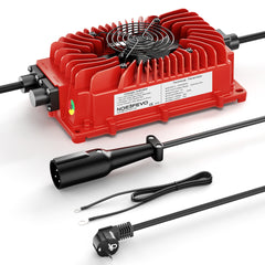 NOEIFEVO 48V 20A golfvogn batterilader for Club Car Precedent & DS med OBC-kabel