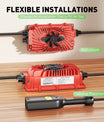 NOEIFEVO 36V 20A golfvogn batterilader med EZGO TXT D plugg for blybatterier, AGM, gel