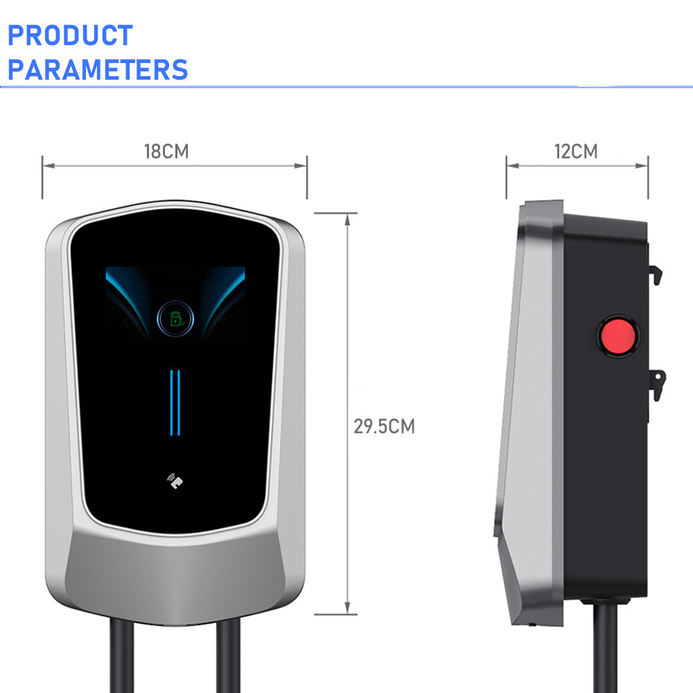 Noeifevo Q6 EV Ladestation Wallbox 11kW 16A Type 2 5M DC6mA RCD-beskyttelse