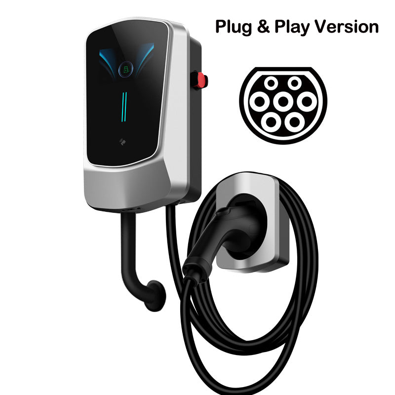 Noeifevo Q6 EV Ladestation Wallbox 11kW 16A Type 2 5M DC6mA RCD-beskyttelse